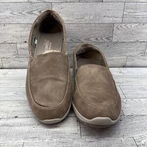 Skechers Reggae Fest 2.0 Textbook Relaxed Fit Dark Taupe Shoes Women Size 10